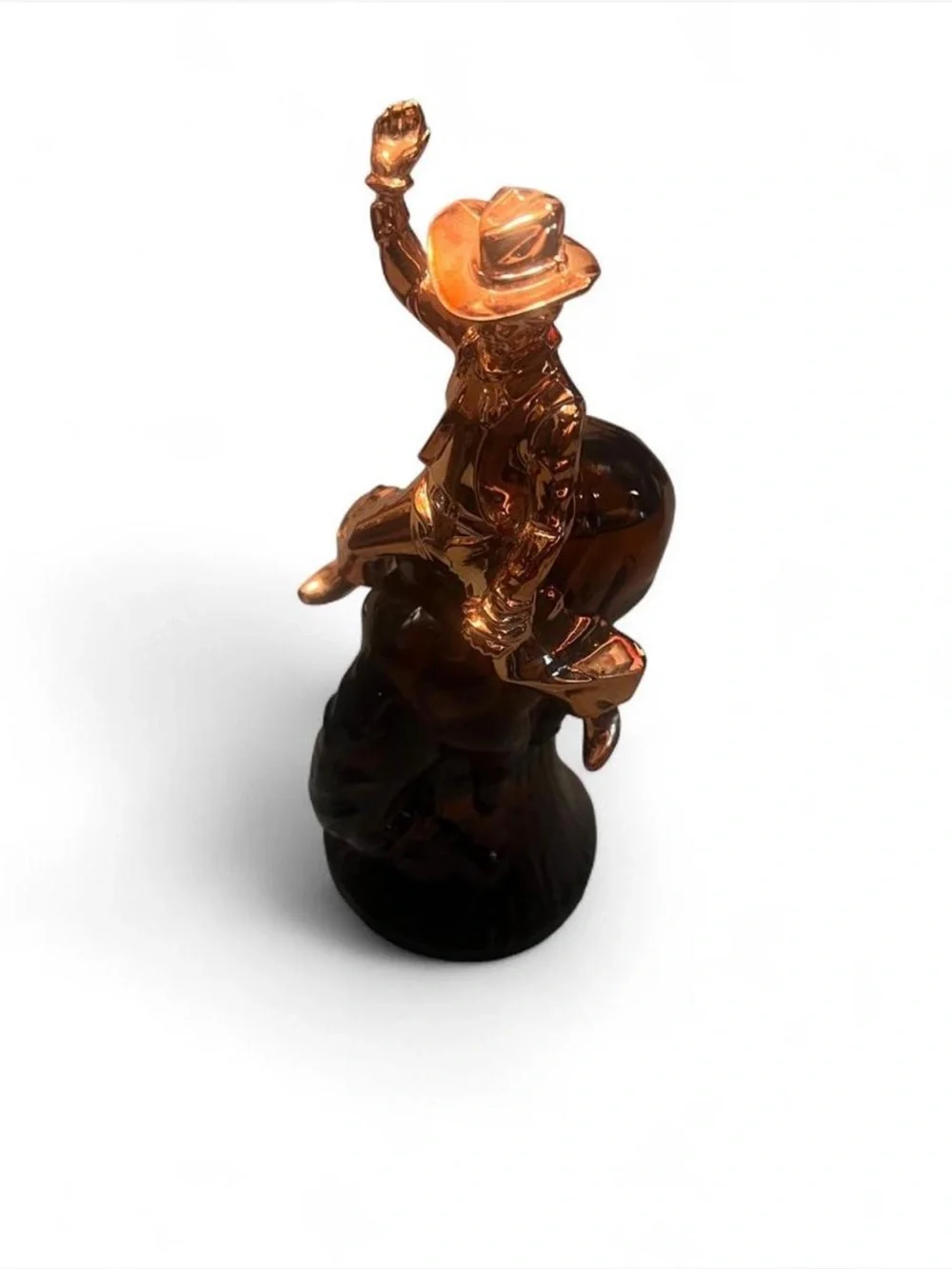 Vintage Avon Bucking Bronco Excalibur After Shave Decanter